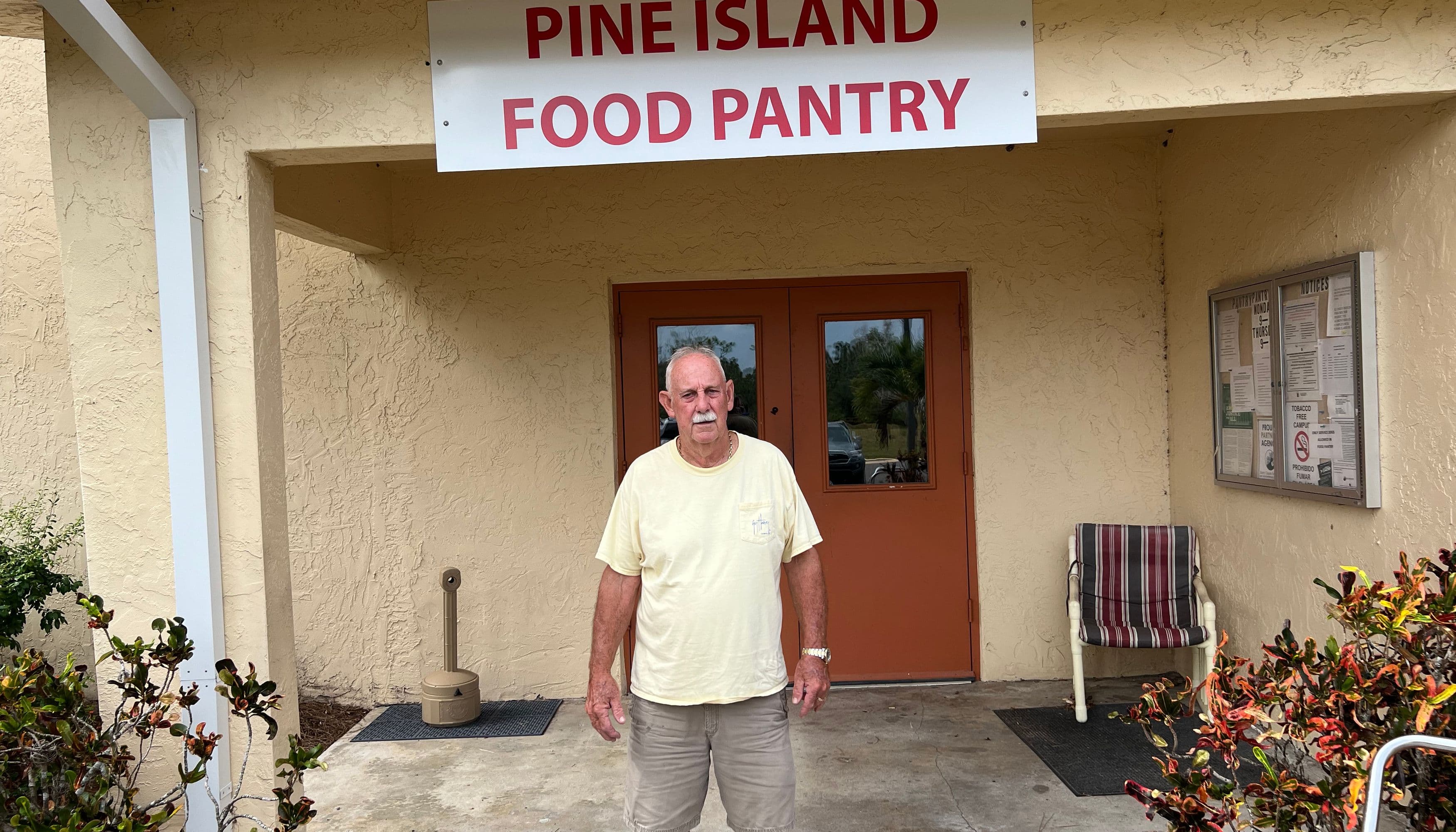  Mike Patrick Delivering to the Pine Island Food Pantry